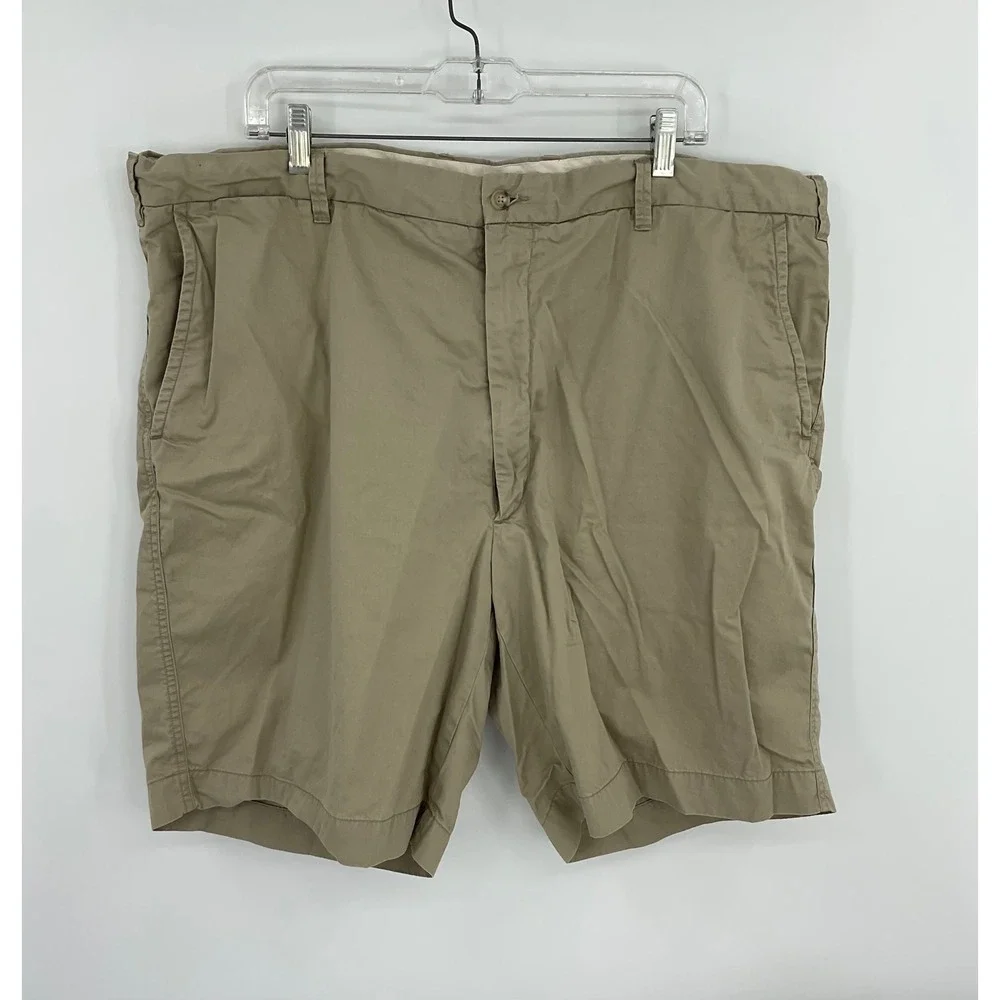 Polo Ralph Lauren Khaki Shorts‎ Flat Front Casual Classic Fit Size 44 #1261